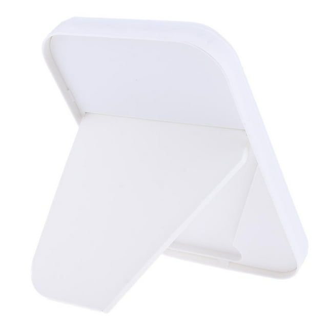 1 Pieza Lindo Espejo Cosmético Espejo de Maquillaje Plegable Espejo Cuadrado Blanco