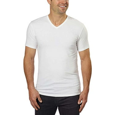 Calvin Klein Men's Cotton Classic V-Neck T-Shirt (3-Pack) - Walmart.com