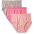 thumbnail image 1 of Bali Womens Comfort Revolution Microfiber Brief 3-Pack, 10/11, 1 of 1