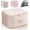Apricot Pink, variant on Ultra Space Saving Self Compression Organizer Storage Bag — Large Dustproof & Moisture-Proof Compression Tote for Comforters, Blankets, Clothes & Bedding