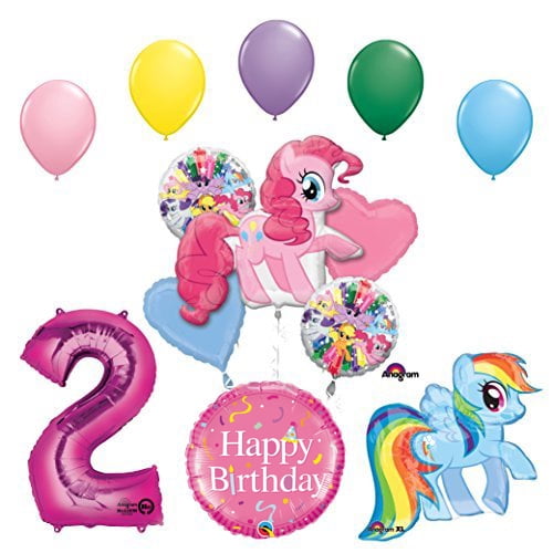 my little pony with balloons