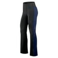 thumbnail image 2 of Women's Fanatics Black Houston Astros Studio Fitted Flared Leggings, 2 of 3