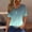 06-Blue, variant on Summer Tops for Women 2025 Button V Neck Boho Short Sleeve Shirts Casual Loose Comfy Tunic Trendy Pullover 02-Blue S