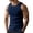 Navy, variant on Men's Ribbed Textured Sleeveless Tank Tops Casual Muscle Shirts Lightweight Breathable Summer Tops,Army Green,XL
