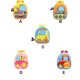 thumbnail image 5 of Sonducket pequeña de felpa, Adorable coche de ingeniería, escolar para niños, accesorio de ropa, bolsas de transporte para regalo de Mochilas Tipo 3 Sonducket AP012905-03, 5 of 6