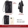 thumbnail image 4 of UHUSE Small Crossbody Cell Phone Bag Purse for Women,PU Leather Phone Handbag with Card Slots, 4 of 11