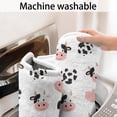 thumbnail image 5 of White Cow Heart Pattern Bathroom Rugs Mat,Non Slip Microfiber Bathroom Rug,Rubber Backing,Soft Bathroom Mats for Bathroom Floor,Tub and Shower,17x27in(43x68cm), 5 of 5