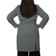 thumbnail image 3 of Panda Uniform by HeedFit Unisex Doctor Lab Coat 37" – XL Grey, 3 of 8