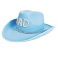 thumbnail image 5 of Unisex Western Cowboy Hat - Casual Bowler Hat for Gender Reveal Party & Daily, 5 of 5