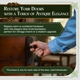thumbnail image 6 of Renovators Supply Door Back Plate Brass 7 1/4" Escutcheon Cover Ornate Doorplate in Oil Rubbed Bronze Finish, 6 of 12