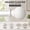 White, variant on Bronze Curtain Rods for Windows 28 to 48 Inch, 1'' Diameter Heavy Duty Adjustable Curtain Rods with Wood Grain Finials, Decorative Extendable Window Rods Set