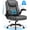 Gray, variant on Office Chair, 400LBS Wide Seat Ergonomic Computer Desk Chair High Back Executive Leather Chair Adjustable Task Chair Lumbar Back, Beige