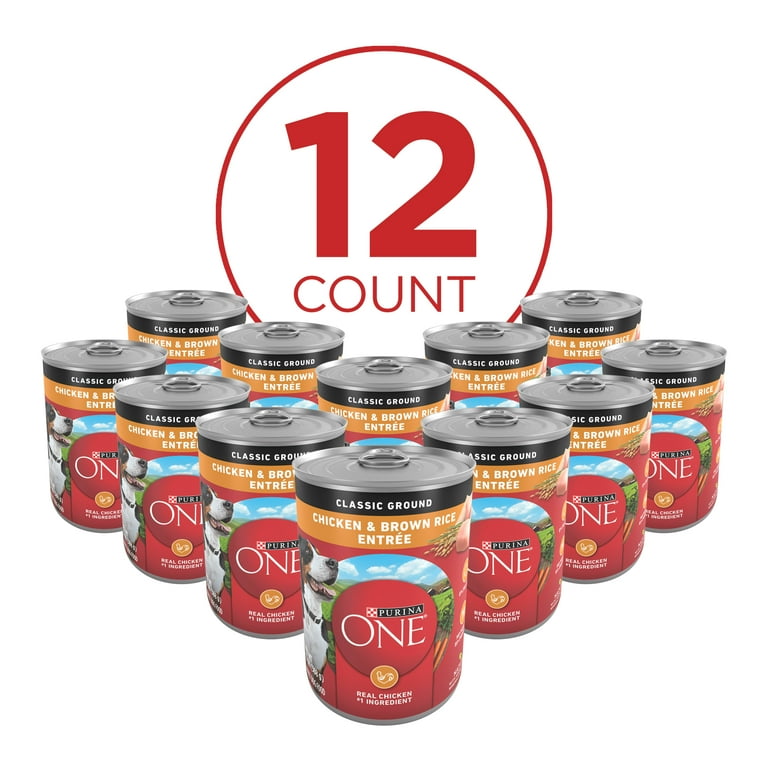 Purina one smartblend canned dog best sale food