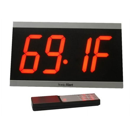 Sonic Alert BD4000 - Alarm clock - electronic - desktop, wall mountable