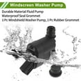 thumbnail image 7 of Unique Bargains Windshield Washer Pump with Grommet for for Genesis GV70 2022-2023  Front Washer Fluid Pump Windshield Wiper pump No.98510M4000 Black,White 1 Set, 7 of 7