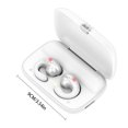 thumbnail image 2 of Auriculares inalámbricos Bluetooth 5.0 de conducción ósea Auriculares deportivos con música para colgar en la oreja con caja de carga, Blanco Sweethay EL2345-02B, 2 of 2