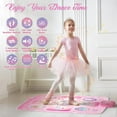 thumbnail image 4 of PERRYHOME Dance Mat - Unicorn Toys for Girls Electronic Dance Pad with 5 Game Modes, Built-In Music, Touch Sensitive Light Up LED Kids Musical Mat, Christmas & Birthday Gift for Toddler Girls 3-12, 4 of 5