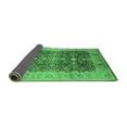 thumbnail image 2 of Ahgly Company Indoor Square Oriental Emerald Green Traditional Area Rugs, 7' Square, 2 of 4