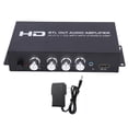thumbnail image 2 of Amplificateur Audio Stéréo M045, Récepteur Audio Double Canal HiFi Amplificateur Stéréo avec Bluetooth, Prend en Charge l'Interface Multimédia HD / Entrées R CA / aux, pour Audio Domestique et Ordinateur, 2 of 7