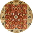 thumbnail image 1 of Ahgly Company Indoor Round Mid-Century Modern Red Oriental Area Rugs, 6' Round, 1 of 6
