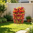 thumbnail image 6 of MMJ Artificial Flowers Hanging Vine Outdoor Hibiscus Faux Plant Wedding Porch 13.78x23.62in, 6 of 6