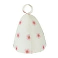 thumbnail image 3 of Sombrero de sauna anti -calefacción accesorios de baño cómodos sombrero de casa de baño Flores, 3 of 8