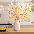 thumbnail image 5 of Ceramic Flower Vase Home Decor - 9.7 inch Large White Rustic Table Flowers Vases Living Room Bedroom Plant Decoration Farmhouse Vintage for Kitchen Shelf Office Coffee Dining Desk House Women, 5 of 16