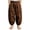 Brown A, variant on Bovxnpu Boys Casual Jogger Pants Solid Linen Cotton Pants Elastic Waist Breathable Pants Pants