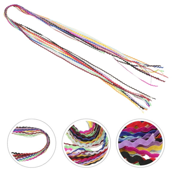 Clispeed 14Pcs Small Ribbon with Assorted Color for Wrapping and Sewing Embellishments