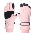 thumbnail image 1 of Guantes de esquí al aire libre para mujer, de invierno, cálidos, gruesos, resistentes al viento, con pantalla táctil, para parejas, para deportes de montañismo y ciclismo, guantes de algodón, 1 of 6