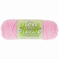 I Love This Yarn Sport Weight, Light Weight Acrylic Yarn, 230 Yards, Pink