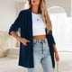 thumbnail image 5 of Chaqueta de terciopelo casual para mujer Abrigo elegante de salón de moda informal Ygjytge Azul marino T XXL para Mujer, 5 of 5