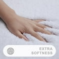 thumbnail image 4 of Fluffy Bathroom Rug Mat 24x16,Absorbent Thick Microfiber Mats with Non Slip TPR Backing,Quick Dry Machine Washable Bath Rugs for Bathroom Floor,Bathtub and Shower, 4 of 7