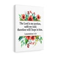 thumbnail image 4 of Scripture Walls The Lord is My Portion Lamentations 3:24 Christian Home Decor Bible Art Unframed, 4 of 8