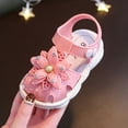 thumbnail image 5 of Odeerbi Girls Sandals Toddler Baby Girls Bow Open Toe Sandals Soft Sole Princess Shoes Sandals, 5 of 9