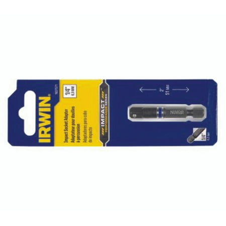 

2PC Irwin IWAF36214 1837571 Socket Adapter 1/4 in Drive Square Drive
