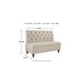 thumbnail image 4 of Signature Design by Ashley Casual Gwendale Entryway Storage Bench, Light Beige, 4 of 7
