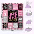 thumbnail image 5 of Birthday Gift Blanket for Girls (18th), 5 of 5
