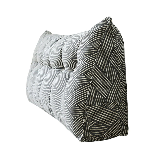 Dorm Triangular Headboard Bolster Pillow White Headboard Twin Body Pillow Large Pillow Headboard Back Pillow For Sitting In Bed 80cm Semi Seats Air Ride Folding Cushions Car Rotating Seat Pad Pad