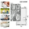 thumbnail image 6 of Yayeee 100% Cotton Hand Towels for Bathroom 16" x 28" Soft Absorbent Kitchen Towel, Black Roses, 6 of 7