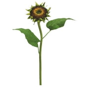 28" Brown Sunflower Artificial Spray
