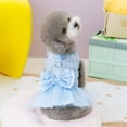 thumbnail image 3 of Pet Dog Puppy Bow Gauze Tutu Dress Skirt Cat Sequin Princess Clothes, 3 of 5