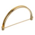 thumbnail image 4 of Bolso Manijas Semicírculo Unique Bargains 2uds 5.16' Metal Oro, 4 of 6