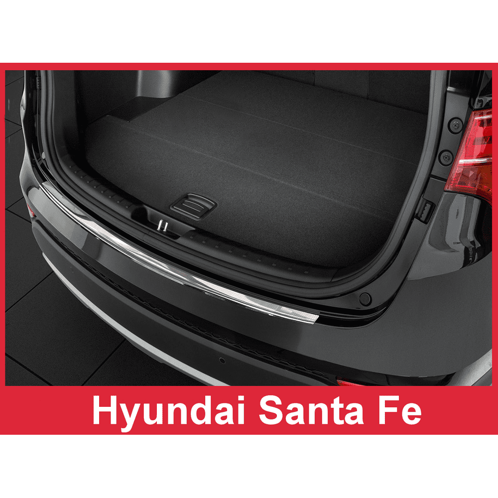 20132017 Hyundai Santa Fe Brushed Stainless Steel Rear Bumper