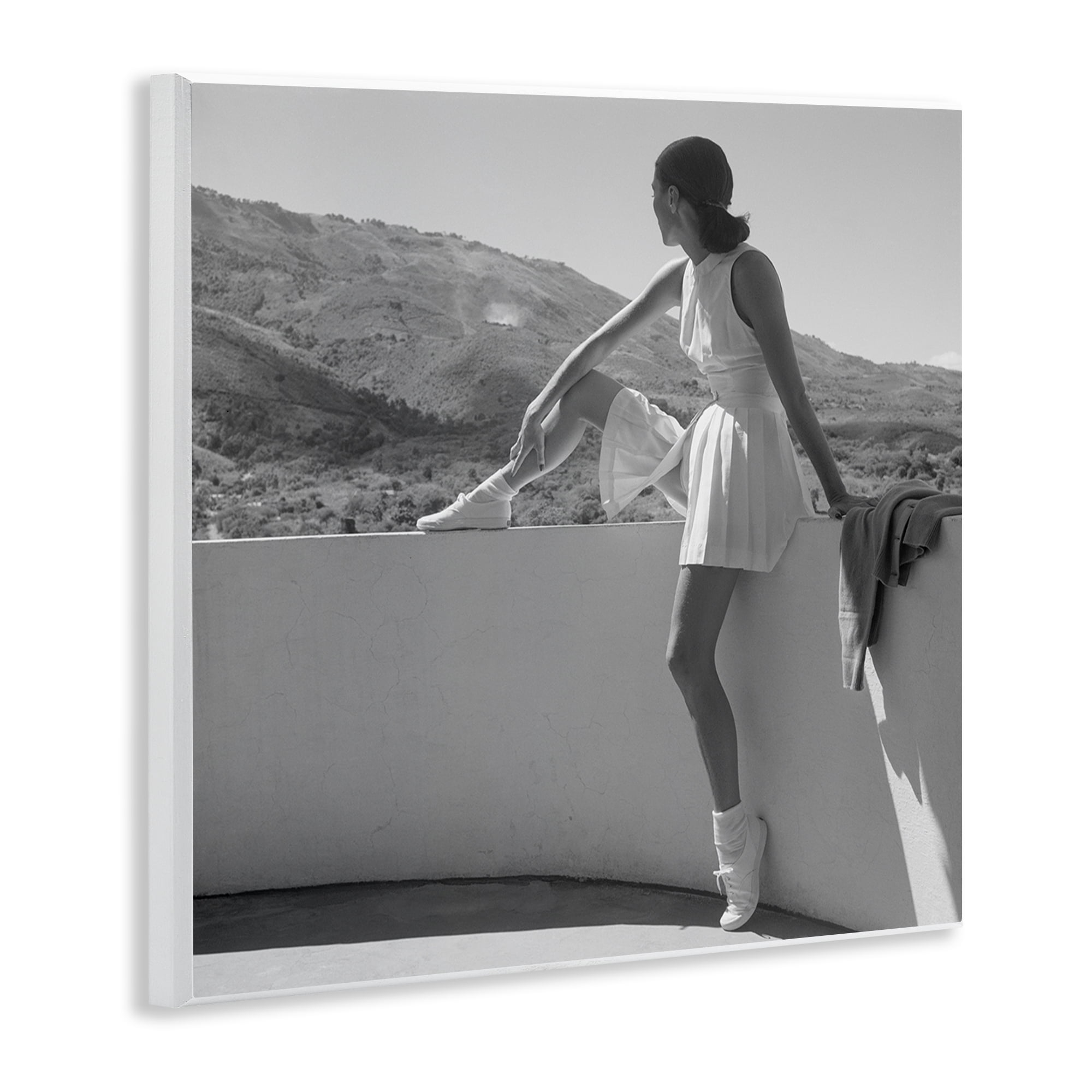 Stupell Industries Woman In Tennis Outfit Wall Plaque Art, design by Toni Frissell