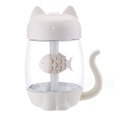 thumbnail image 1 of Humidificador USB Cool Mist con modo de niebla ajustable, tanque de agua de 350 ml que dura hasta 6 horas, cambio de luces LED de 7 colores, apagado automático sin agua para dormitorio, hogar, oficina, 1 of 8