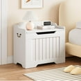 thumbnail image 2 of Kojooin Storage Chest, 24.8" Toy Chest for Boys Girls, Kids Wood Large Toy Box, Storage Bench with Safety Hinge,Storage Trunk for Entryway, Living Room, Bedroom, Playroom, 2 of 9