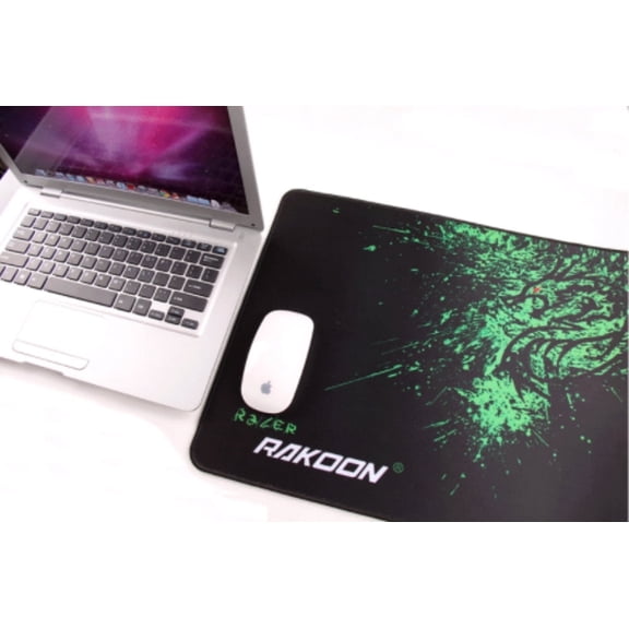 1-Pack Large Mouse Pad 320x240x4mm, Stitched Edges Lycra Mousepad, Non-Slip Rubber Base, Washable Desk Mouse Mat for Computer & Laptop TIKA