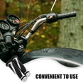 thumbnail image 3 of SEWACC 1 Pair Replacement Hand Grips for Motorcycle Silver Rubber Slip-resistant Texture, 3 of 8