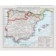 thumbnail image 3 of Droysen 14x12 Black Modern Framed Museum Art Print Titled - Umayyad Caliphate Spain - Droysen 1886, 3 of 5